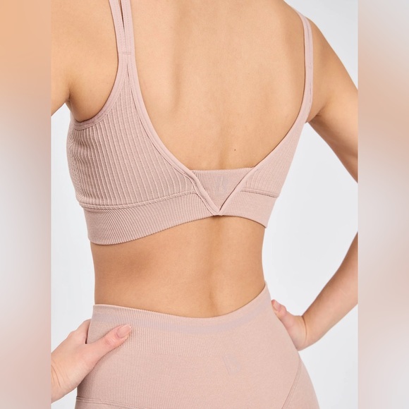 NWT BuffBunny Shape Seamless Sports Bra ‘Berry Ice’ Nude/Pink XXL - Picture 4 of 11